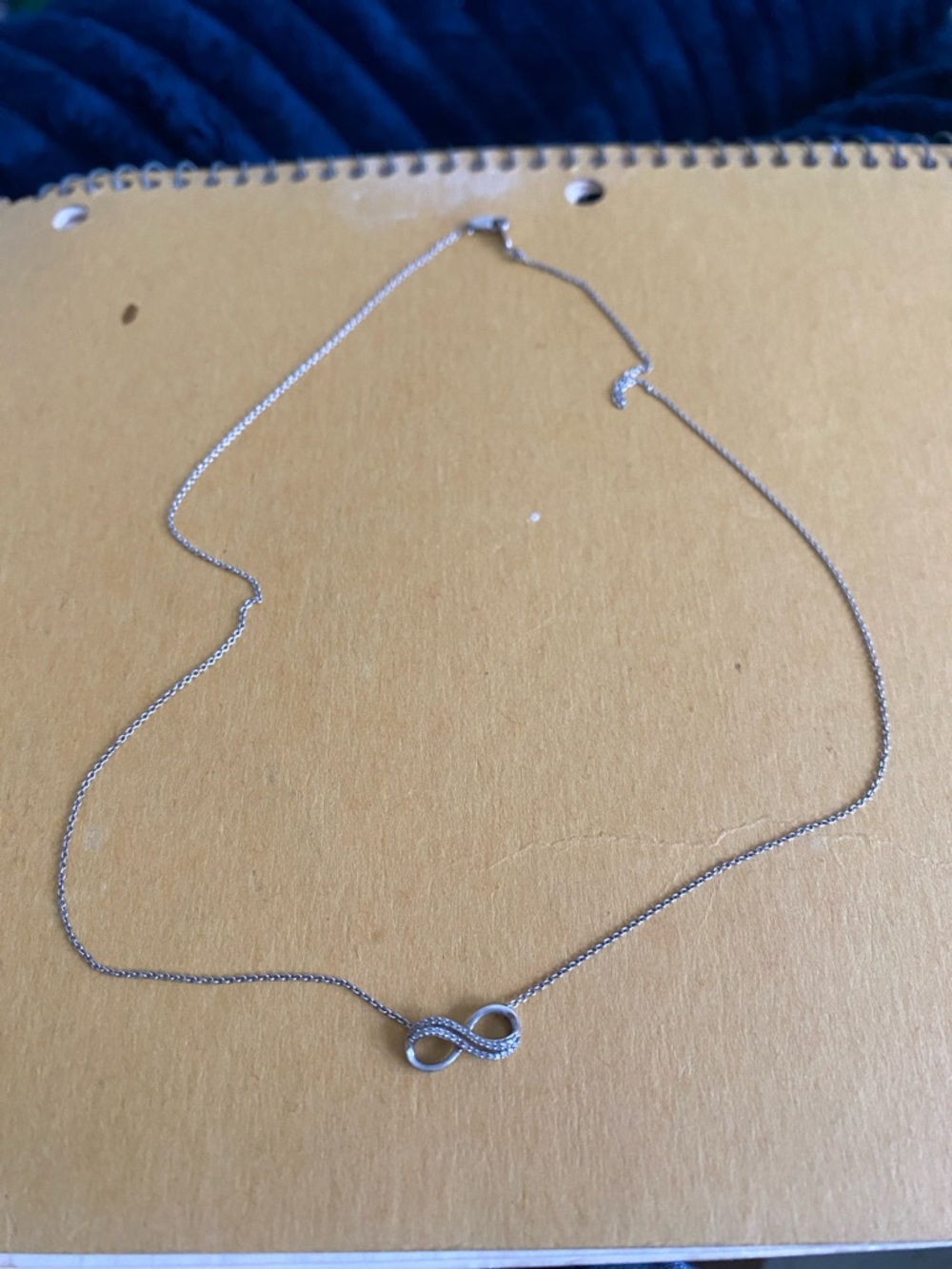 925 SILVER INFINITY NECKLACE FINE CHAIN